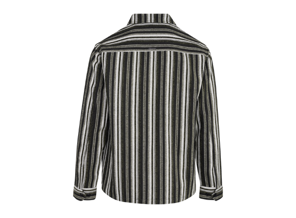 Gedda Overhirt Olive XL Velvet striped overshirt 