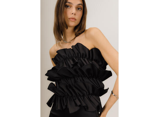 Juliet Bustier Top Black S Sculpted bustier top 