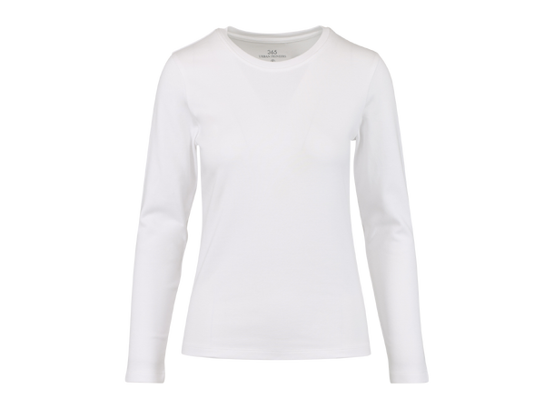Linn LS Top White XS Organic LS crewneck 
