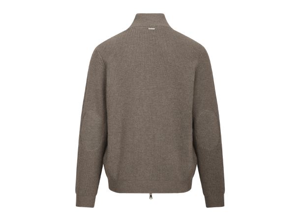 Marcel Cardigan Mid Brown M Merino knit cardigan 