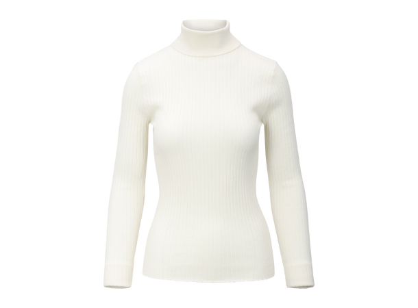 Mari Turtleneck Chocolate Cherry S Merino rib turtle 