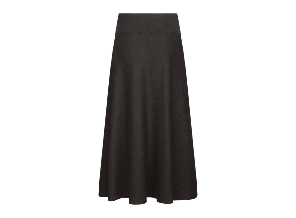 Sally Skirt Dark Brown XL Long knit skirt 