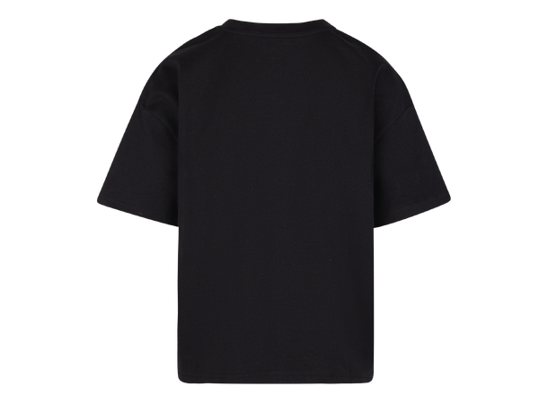 Sanna Tee Black S Basic heavy cotton t-shirt 