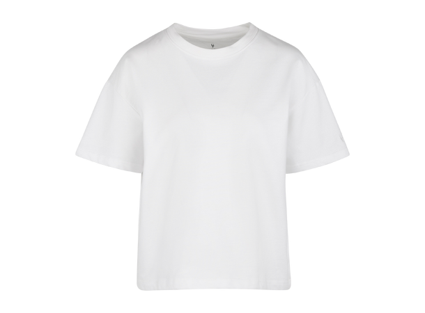 Sanna Tee White S Basic heavy cotton t-shirt 
