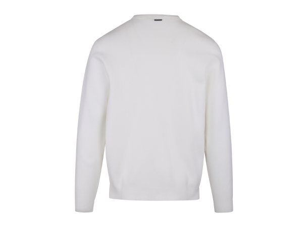 Succa Sweater Offwhite XL Basic viscose crew neck 