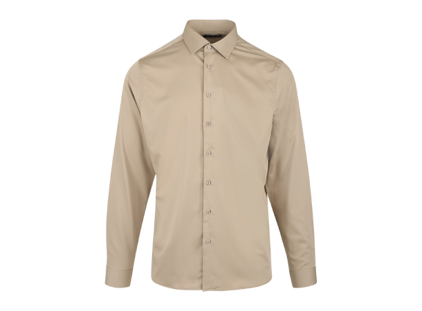 Totti Shirt Silver Mink L Basic stretch shirt 