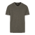 Bruno V-neck Tee Forest Night L Organic cotton V-neck t-shirt 