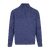 Amman Half-zip Denim XXL Viscose brick pattern sweater 