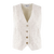 Selena Waistcoat Light Sand XL Linen waistcoat 