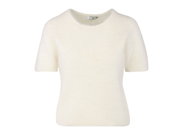 Abby Top Cream S Alpaca SS tee 