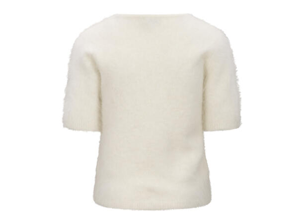 Abby Top Cream S Alpaca SS tee 