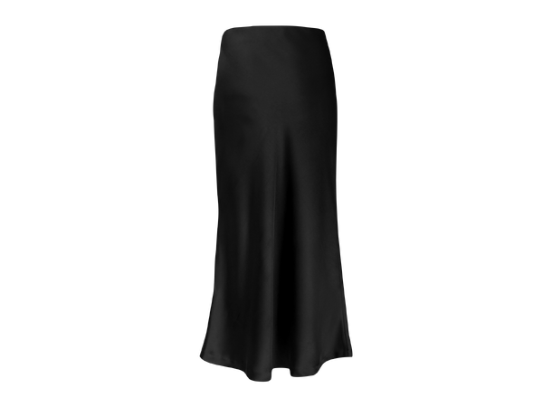 Angelika Skirt Black S Satin slip skirt 