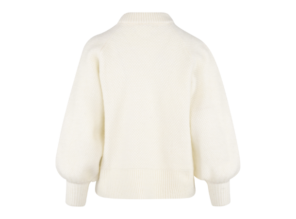 Athilla Sweater Cream XL Structured knit sweater 