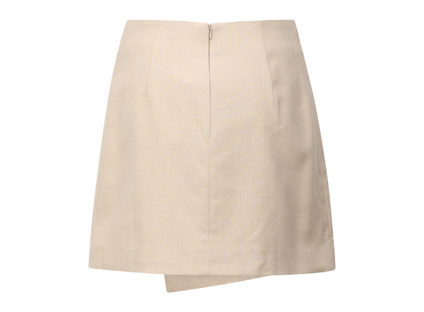 Aurora Skirt Light Sand XS Wool wrap skirt 