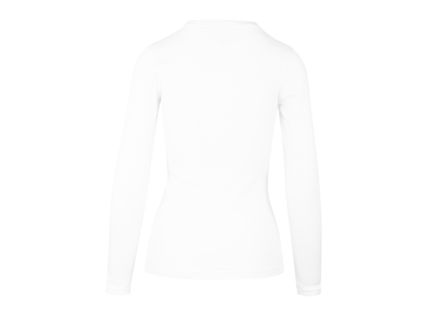 Bibi Top LS White XL Organic LS rib top 