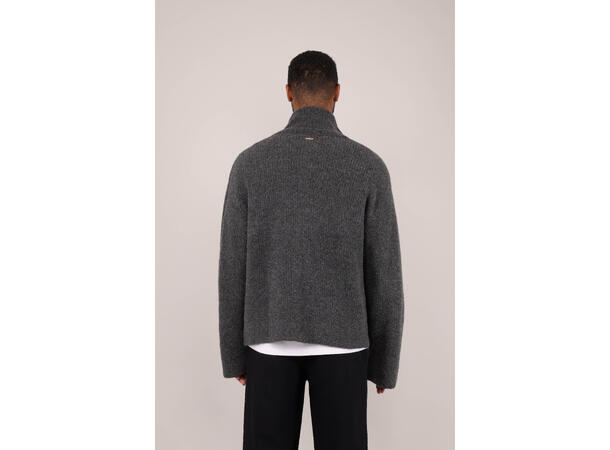 Birki Cardigan Charcoal XL Teddy knit zip cardigan 