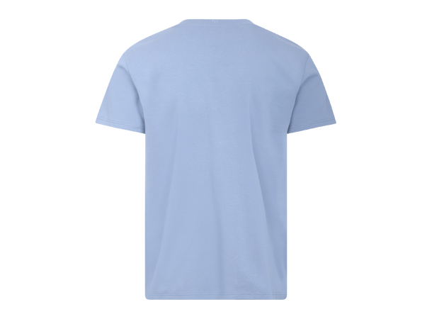 Bruno Tee Captains Blue L Organic cotton mock neck 