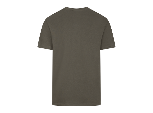 Bruno V-neck Tee Forest Night L Organic cotton V-neck t-shirt 