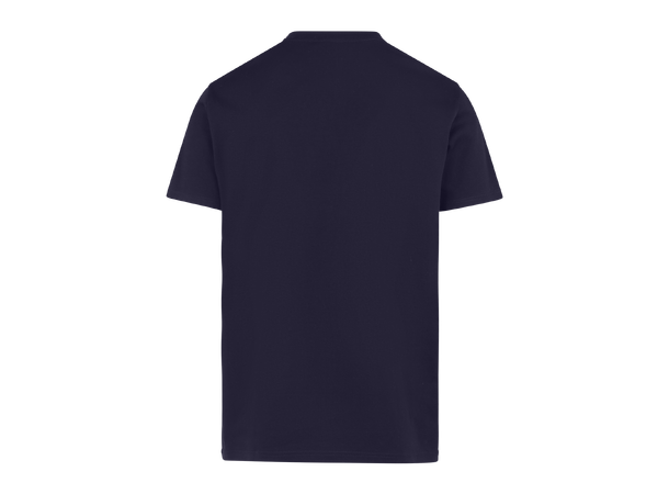 Bruno V-neck Tee Navy M Organic cotton V-neck t-shirt 