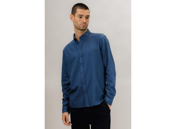 Canton Shirt Dark Navy L Marbled basic shirt 
