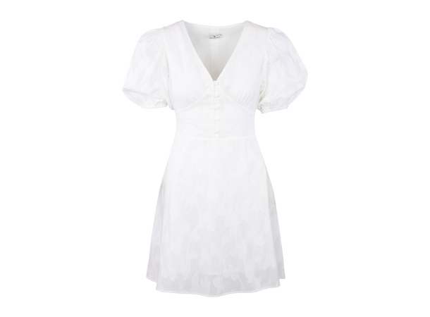 Carin Dress White S Cotton jaquard dress 