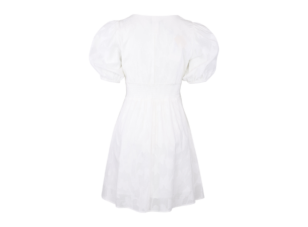 Carin Dress White S Cotton jaquard dress 