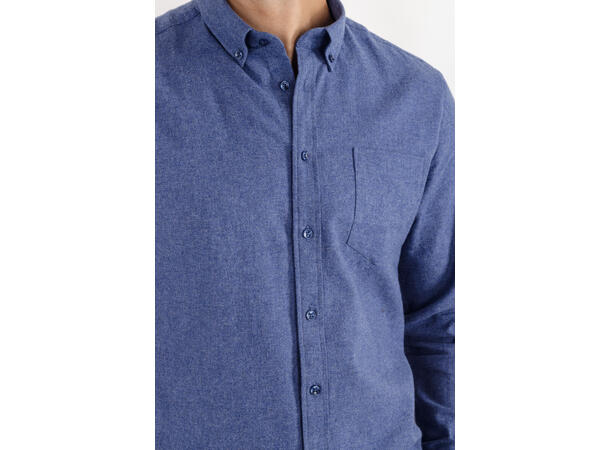 Franz Shirt Navy XL Brushed twill pocket shirt 