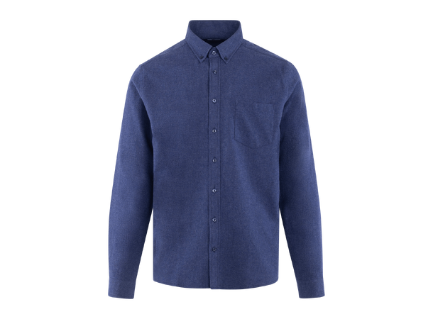 Franz Shirt Navy XL Brushed twill pocket shirt 