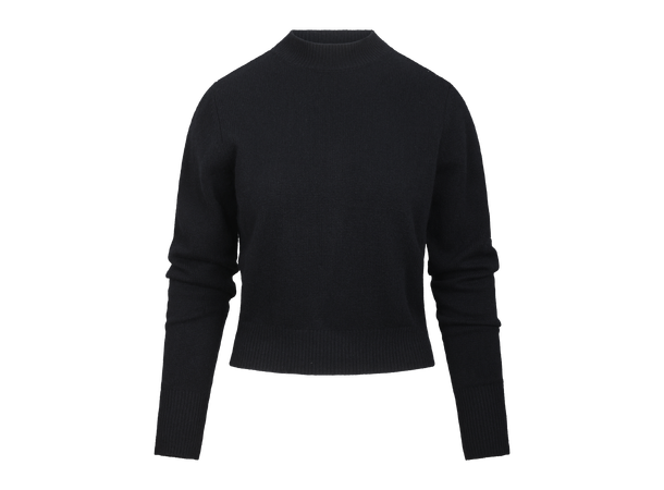 Gemma Sweater Black S Mock-neck sweater 