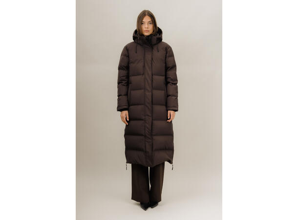 Ida Down Coat Black Coffee M Technical padded coat 