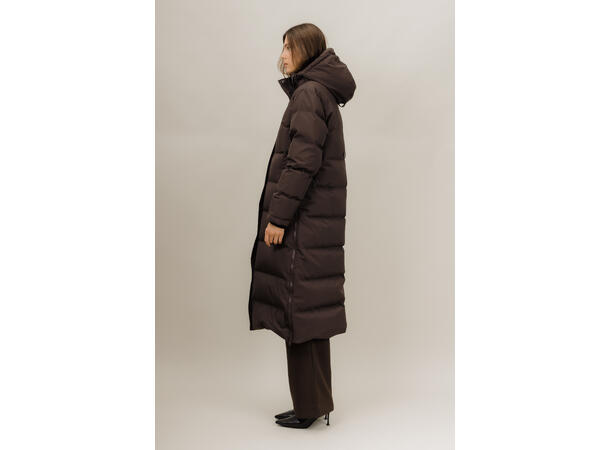 Ida Down Coat Black Coffee M Technical padded coat 