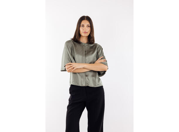 Ifeoma Top Lilypad S SS viscose blouse 