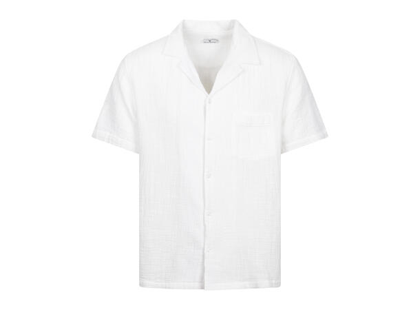 James SS Shirt White M Cotton gauze SS shirt 