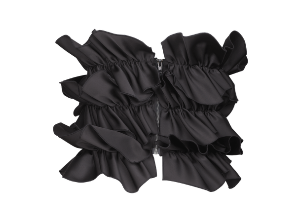 Juliet Bustier Top Black M Sculpted bustier top 