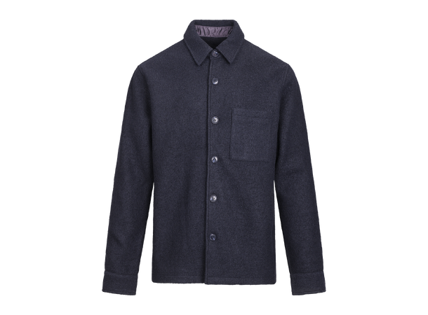 Lavo Overshirt Dark Navy L Boiled wool overshirt 