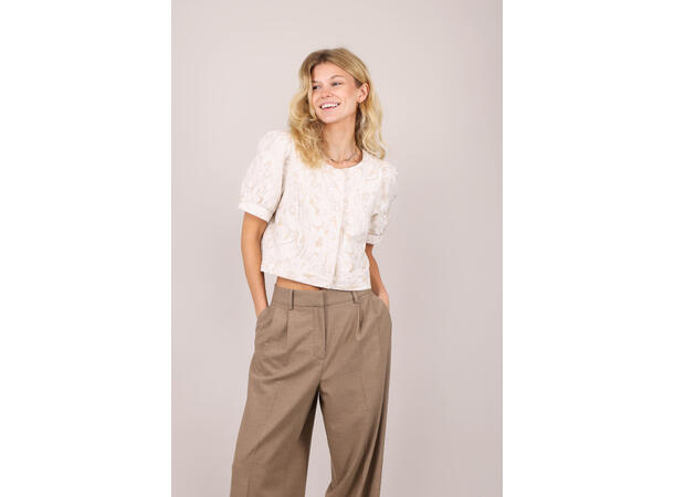 Leea Jacket Cream AOP L Short jacket 