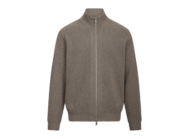 Marcel Cardigan Mid Brown L Merino knit cardigan 