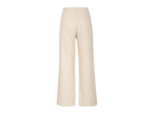 Svana Pants Light Sand XL Linen wide leg pants 