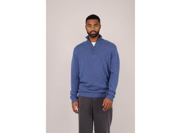 Tommi Half-zip Denim XXL Lambswool half-zip sweater 