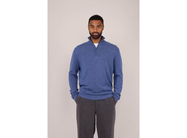 Tommi Half-zip Denim XXL Lambswool half-zip sweater 