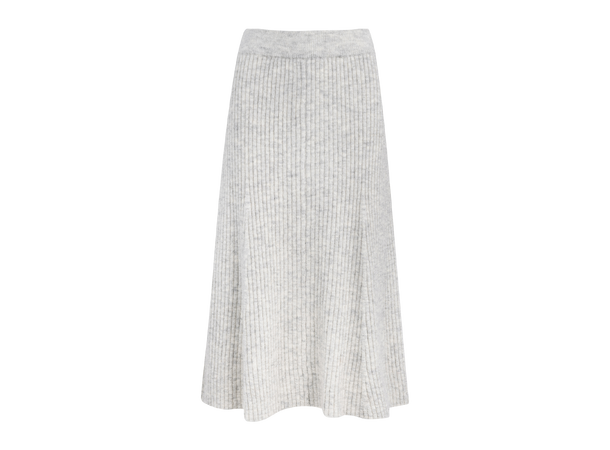 Zadie Skirt Black M Alpaca rib knit skirt 