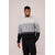 Ajani Sweater Grey multi L Alpaca stripe sweater 