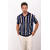 Marcos Pique Navy multi L Structure stripe pique 