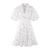 Makayla Dress Pink M Embroidery poplin dress 