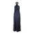 Dolores Dress Dark Sapphire L Halter-neck maxi dress 