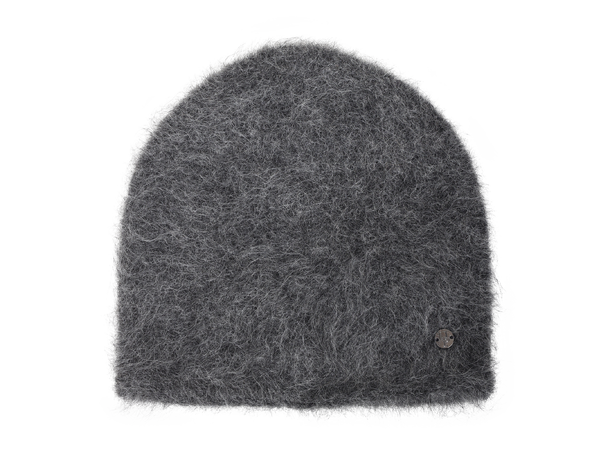 Aba Beanie Charcoal One Size Fury fluffy alpaca beanie 
