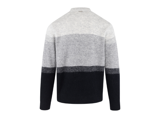 Ajani Sweater Grey multi L Alpaca stripe sweater 