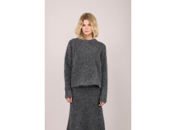 Babsan Sweater Charcoal XL Fury fluffy oversized sweater 