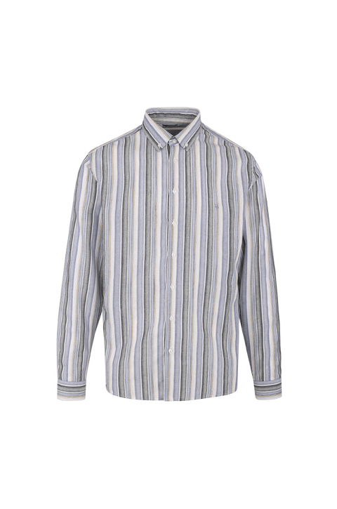 Daniel LS Shirt Cotton stripe LS shirt