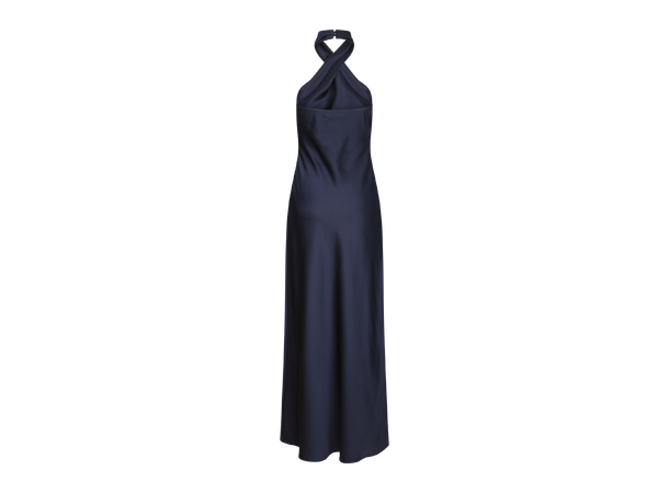 Dolores Dress Dark Sapphire L Halter-neck maxi dress 